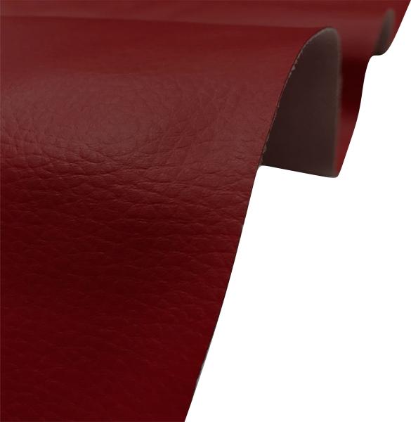 Leder Kunstleder Sofa Sessel Lenkrad Leder (METERWARE) - ( Weinrot) -
